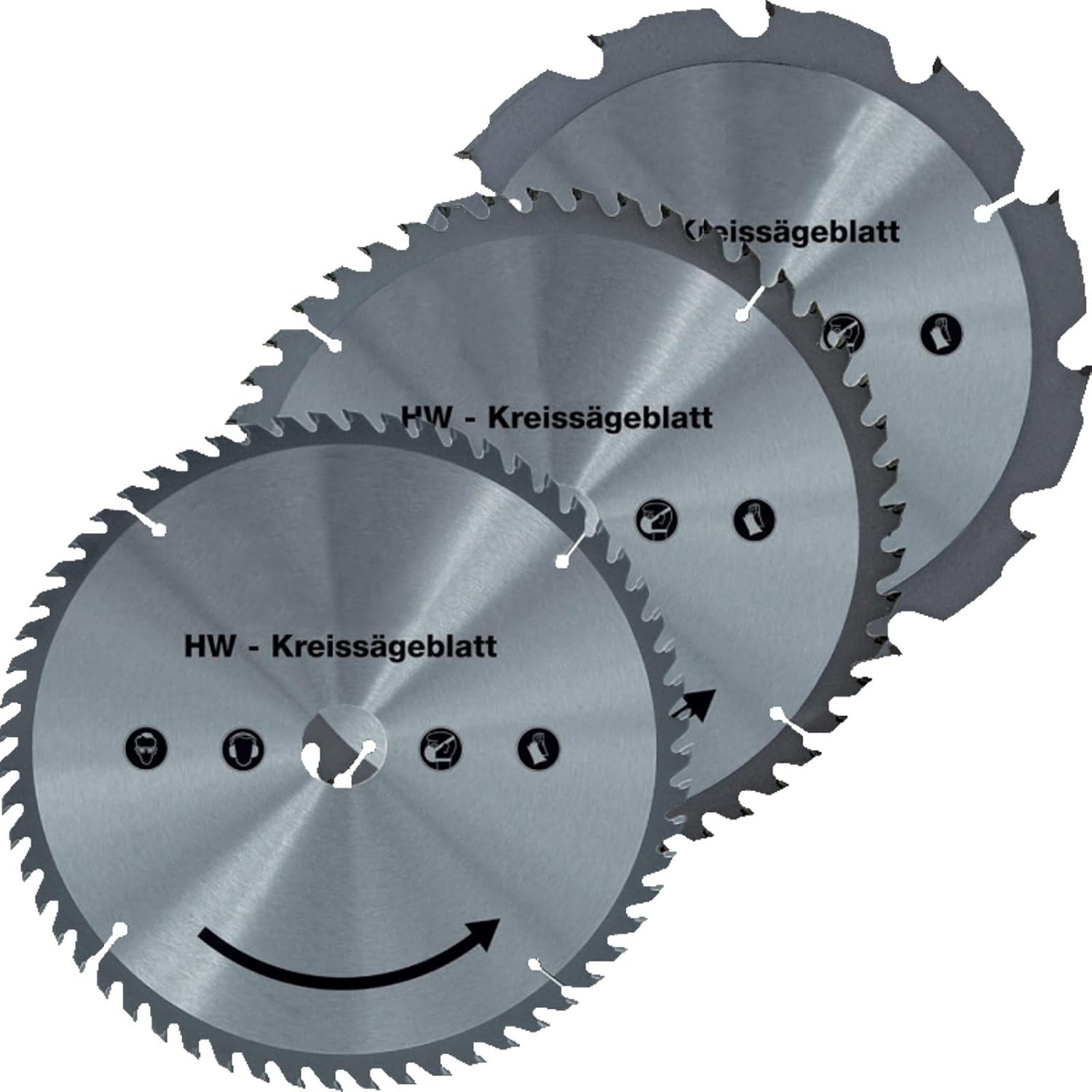 WALTER Carbide Saw Blade Set 160mm High Precision Cutting